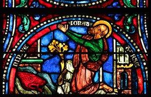 Jonas belép Tarzusz és Ninive városába (w37) (modern panel) alkotó: French School