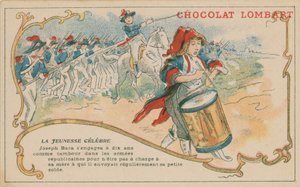 Joseph Bara, híres fiatal francia köztársasági katona a francia forradalom idején alkotó: French School