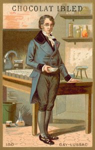 Joseph Louis Gay-Lussac francia kémikus és fizikus (chromolitho) alkotó: French School