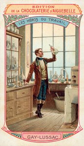 Joseph Louis Gay-Lussac francia kémikus és fizikus (chromolitho) alkotó: French School