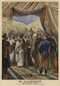 Jules Cambon, Algéria francia főkormányzója a marokkói határon, 1897