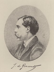 Jules de Goncourt francia regényíró (metszet) alkotó: French School