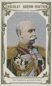 Kaulbars, Russe tábornok (színes fotó) alkotó: French School