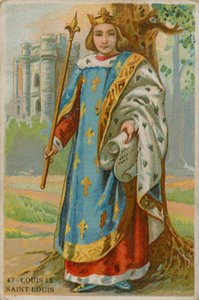 IX. Lajos király, Szent Lajos alkotó: French School