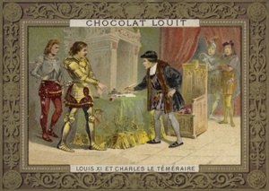 XI. Lajos francia király és Merész Károly, Burgundia hercege alkotó: French School