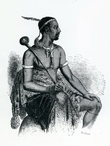 I. Moshoeshoe király (kb. 1786-1870) 1833 (metszet) alkotó: French School