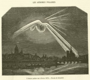Az 1872. február 4-i aurora (metszet) alkotó: French School