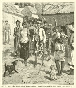 Timor szigete (metszet) alkotó: French School