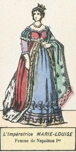 Marie-Louise császárné, I. Napóleon felesége (színes metszet) alkotó: French School