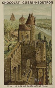 Carcassonne városa, Aude alkotó: French School