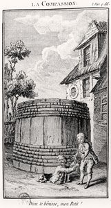 La Compassion (metszet) alkotó: French School