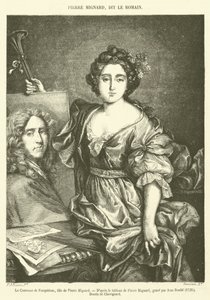 Feuquieres grófnője, Pierre Mignard lánya (metszet) alkotó: French School