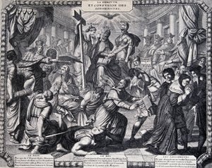 A janzenisták útja – a jezsuiták által kiadott szatirikus almanach alkotó: French School