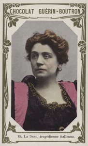 La Duse, olasz tragikus (színes fotó) alkotó: French School