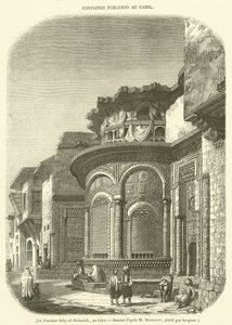 A Seby-el-Bedawieh szökőkút, Kairó (metszet) alkotó: French School