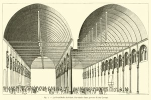 A palota nagyterme, Du Cerceau metszetének faksza alkotó: French School