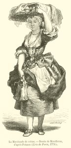 A krém eladó (metszet) alkotó: French School