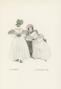 Divat, Párizs, 1831 alkotó: French School
