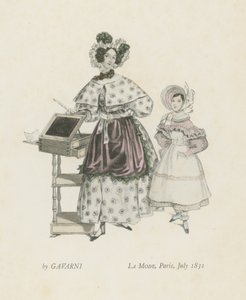 Divat, Párizs, 1831. július alkotó: French School
