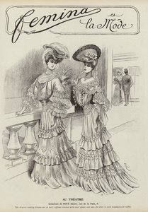 Femina divatja alkotó: French School