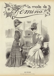 Femina divatja alkotó: French School