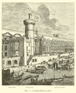 A Porte-Neuve 1650-ben alkotó: French School