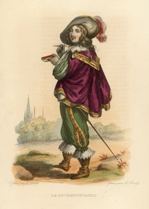 La Rochefoucauld (színes metszet) alkotó: French School