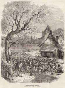 La Soule, Alsó-Normandia, kocsma 1852. február 28. alkotó: French School