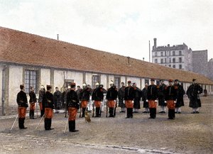 La parade - az „Album militaire”-ben” - lovasság: belföldi szolgálat alkotó: French School