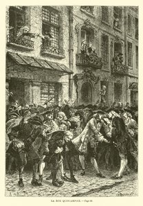 Rue Quincampoix alkotó: French School
