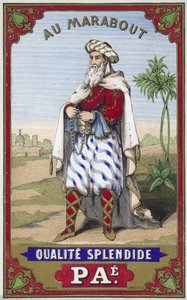 Címke Marabou selyemszálhoz alkotó: French School