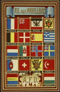Címke a zászlószálhoz alkotó: French School
