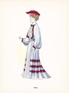 Női divat, 1903 alkotó: French School