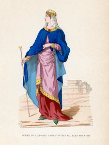 hölgy, 890-900 alkotó: French School