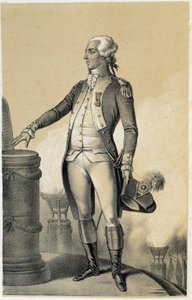Lafayette (Lafayette) - Albert Maurin „A francia forradalom történeti galériájában” alkotó: French School