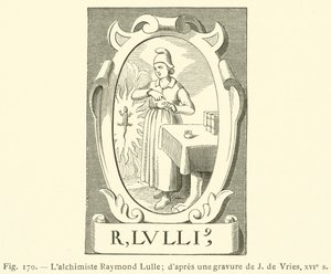 Raymond Lulle alkimista (metszet) alkotó: French School