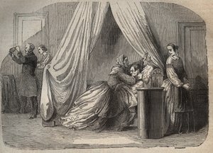 Charles Lafarge (1811-1840), Marie Fortunee Capelle férje, Marie Lafarge (Madame) (1816-1852) francia bűnöző utolsó pillanatai - Armand Fouquier (1817-18?) „Causes celebres de tous les peuple” vésése 1858 -1867 - magángyűjtemény alkotó: French School