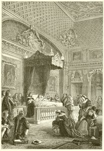 Lajos király utolsó pillanatai XIV alkotó: French School