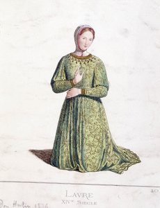 Laure (Laura de Noves alkotó: French School