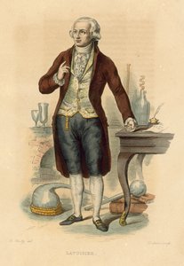 Lavoisier (színes metszet) alkotó: French School
