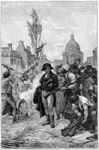 Lazare Carnot (1753-1823) a párizsi fegyverműhelyeket vizsgálta 1793-ban. alkotó: French School