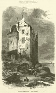Montsoreau kastély (metszet) alkotó: French School