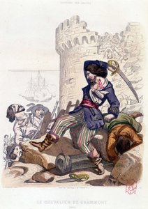 Le Chevalier de Grammont 1686 „Az óceán és a Földközi-tenger kalózainak és korzárainak története”, P. Christian, Paris, D. Cavaillés, szerk. 2. kötet 1847 alkotó: French School