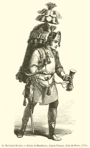 A kókuszkereskedő (metszet) alkotó: French School