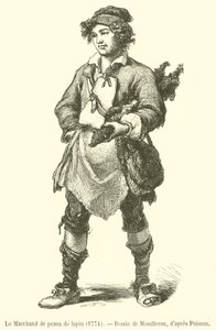 A nyúlbőr-kereskedő alkotó: French School