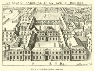 A Palais-Cardinal, 1638 körül alkotó: French School