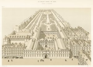 A királyi palota 1679-ben, La Boissiere szerint alkotó: French School