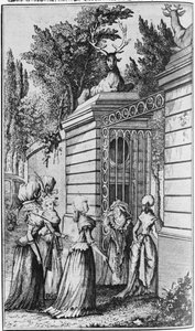 Le Parc aux Cerfs, XV. Lajos királyi menedékének kapuja (1710-74), Madame de Pompadour (1721-64) menedzsere alkotó: French School