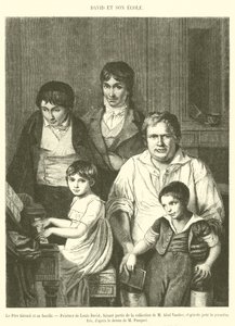 Gerard atya és családja (metszet) alkotó: French School