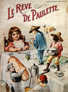 „Le Reve de Paulette”, 1900 körül (színes lito) alkotó: French School